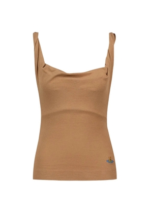 Vivienne Westwood Anna ribbed-knit top - Neutrals