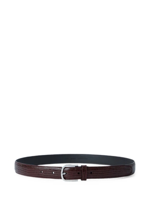 TOTEME textured leather belt - Brown