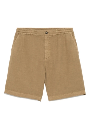Altea elasticated-waistband shorts - Brown