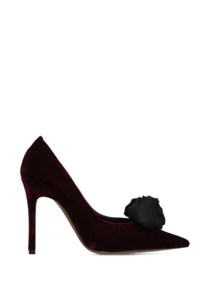 Roberto Festa Lisette floral-appliqué pumps - Red