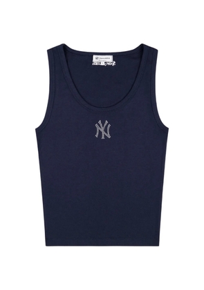 Sporty & Rich x Yankees Krystal cropped tank top - Blue