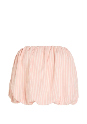 Faithfull Carmen striped bubble top - Pink