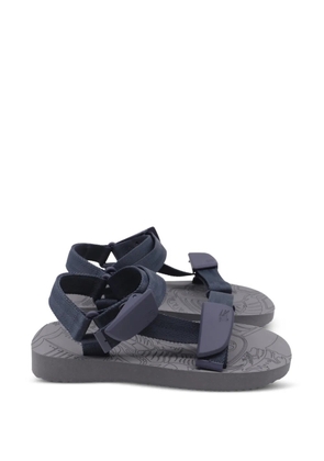 Burberry Pre-Owned Trek slingback sandals - Blue
