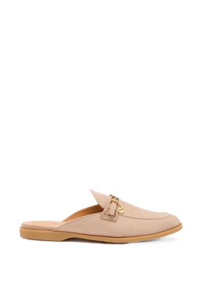 Tod's buckle-detail logo-charm mules - Pink