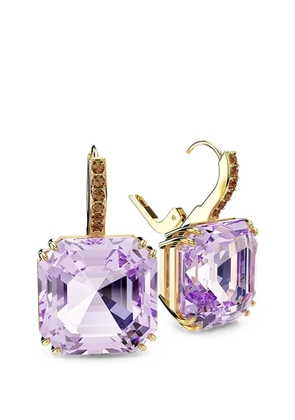 Swarovski crystal-embellished drop earrings - Gold