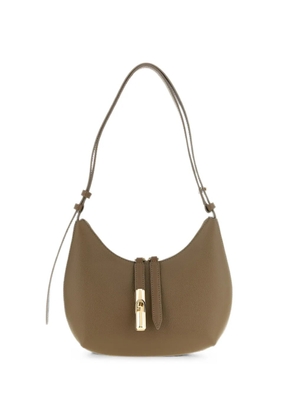 Furla small Goccia leather shoulder bag - Brown