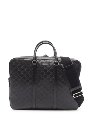Gucci Pre-Owned 2010s logo-pattern briefcase - Black