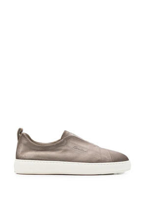 Santoni Victory suede sneakers - Grey