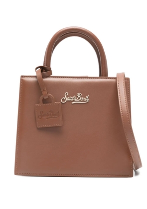 MC2 Saint Barth mini leather tote bag - Brown