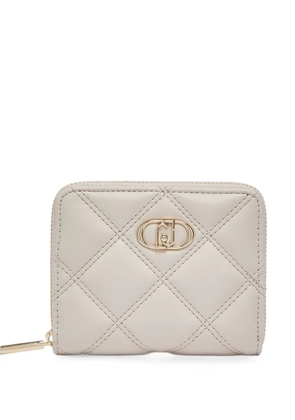 LIU JO small quilted wallet - Neutrals