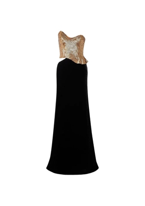 Naeem Khan crystal-embellished maxi dress - Black