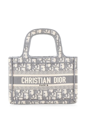 Christian Dior Pre-Owned Book Oblique Canvas Mini tote bag - Grey