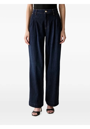GUESS USA pleated wide-leg jeans - Blue