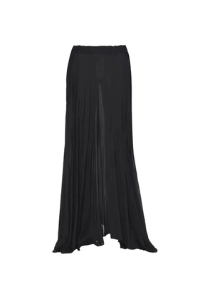 BONDI BORN Cremona pleated maxi skirt - Black