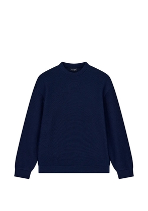 Giorgio Armani long-sleeve sweatshirt - Blue