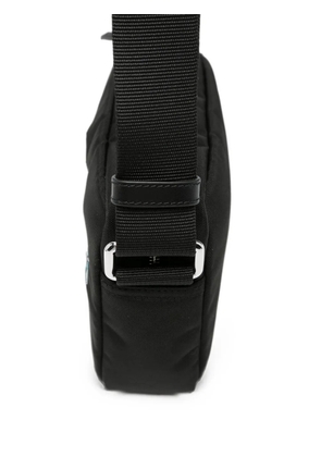 Kenzo Tiger-motif embroidered messenger bag - Black
