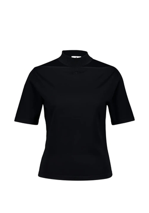 Courrèges cut-out merino wool T-shirt - Black