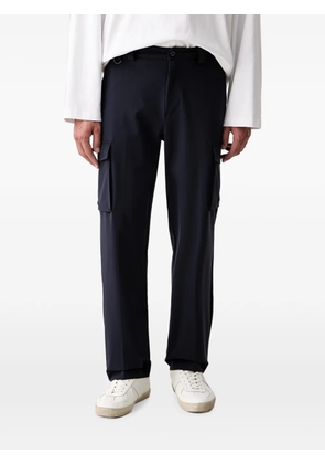 GUESS USA x North Sails logo-patch cargo pants - Blue