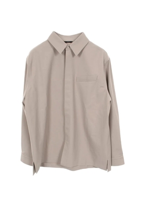 Fendi Pre-Owned FF logo embroidery shirt - Neutrals