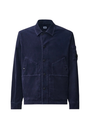C.P. Company Lens-detail button-fastening jacket - Blue