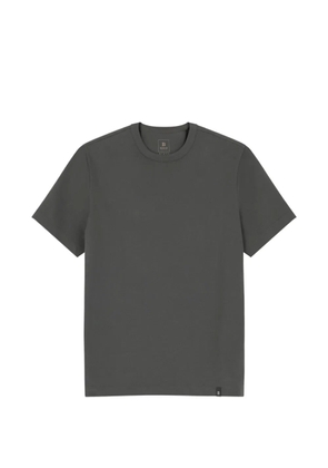 Boggi Milano T-shirt in diagonal cotton blend jersey B Tech - Grey