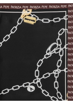 Patrizia Pepe Pepe Chain scarf - Black