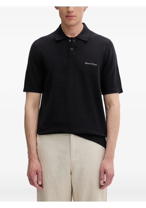 Marc O'Polo logo-embroidered polo shirt - Blue
