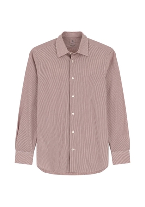 Boggi Milano polo shirt striped japanese jersey regular fit - Red