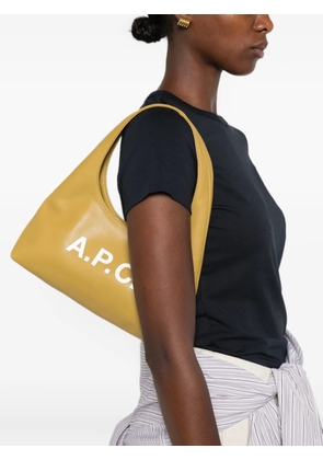 A.P.C. baby Ninon logo-print tote bag - Yellow