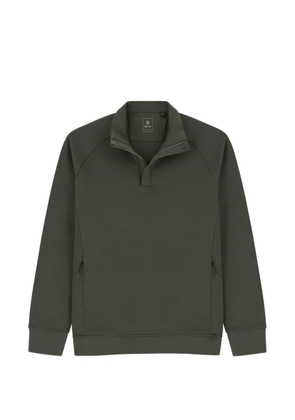 Boggi Milano quarter-zip sweatshirt in cotton blend scuba B Tech - Green