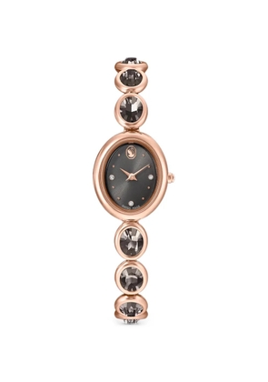 Swarovski crystal-embellished 25mm watch - Grey