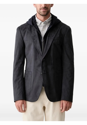 Joop! hooded single-breasted blazer - Black
