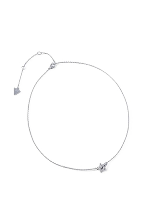 GUESS USA crystal-embellished star-pendant necklace - Silver