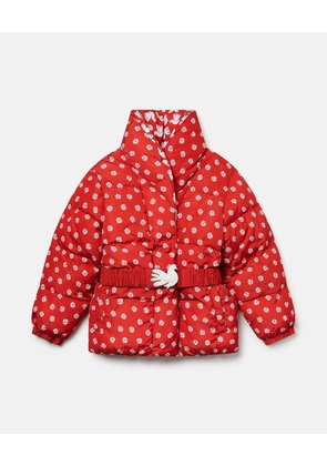 Stella McCartney - Ditsy Floral Print Puffer Jacket, , Size: 6