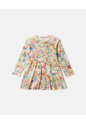 Stella McCartney - Floral Print Jersey Dress, , Size: 3