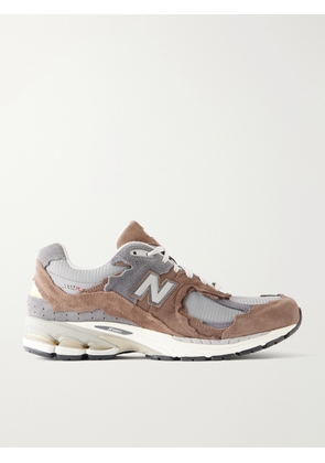 New Balance - 2002R Refined Future Suede and Mesh Sneakers - Men - Brown - UK Men's 7
