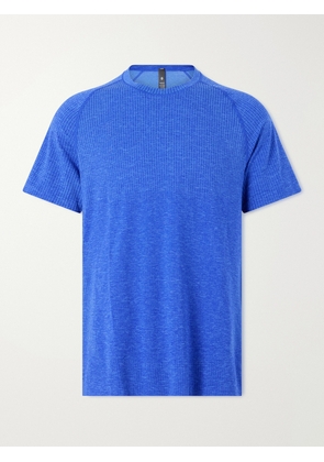 Lululemon - Metal Vent Tech 2.5 Stretch-Jersey T-Shirt - Men - Blue - S