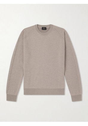Brioni - Cashmere and Wool-Blend Sweater - Men - Neutrals - IT 46