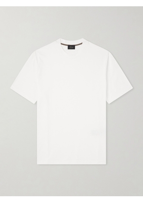 Brioni - Cotton-Jersey T-Shirt - Men - White - M