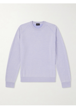 Brioni - Cashmere and Wool-Blend Sweater - Men - Blue - IT 46