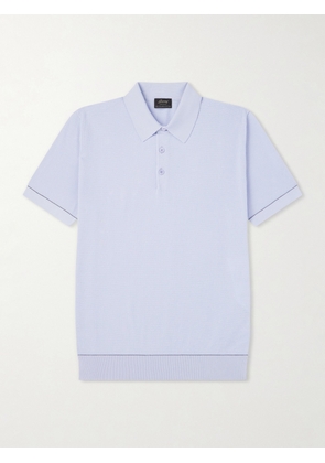 Brioni - Sea Island Cotton Polo Shirt - Men - Blue - IT 46