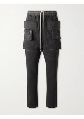 DRKSHDW By Rick Owens - Creatch Straight-Leg Cotton-Blend Jersey Cargo Sweatpants - Men - Gray - XS