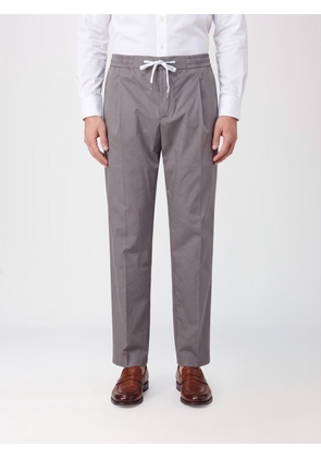 PT TORINO Slim Fit Cotton Blend Trousers with Drawstring