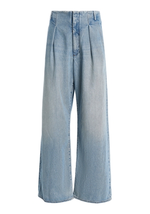 Agolde Ritmo Rigid Mid-Rise Wide-Leg Trouser Jeans - Moda Operandi