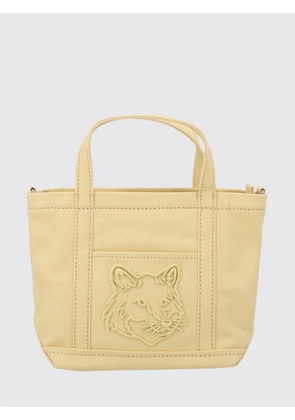 MAISON KITSUNÉ Fox Head Cotton Mini Bag with Double Handle and Embroidered Logo