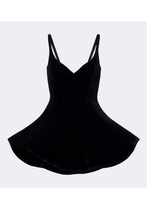 David Koma Velvet minidress