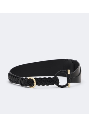 Ferragamo Gancini braided leather belt