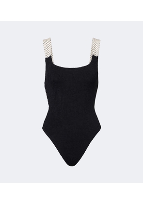 Hunza G Zoe polka-dot swimsuit