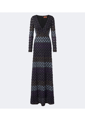Missoni Knitted lame gown