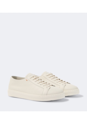 Santoni Leather sneakers